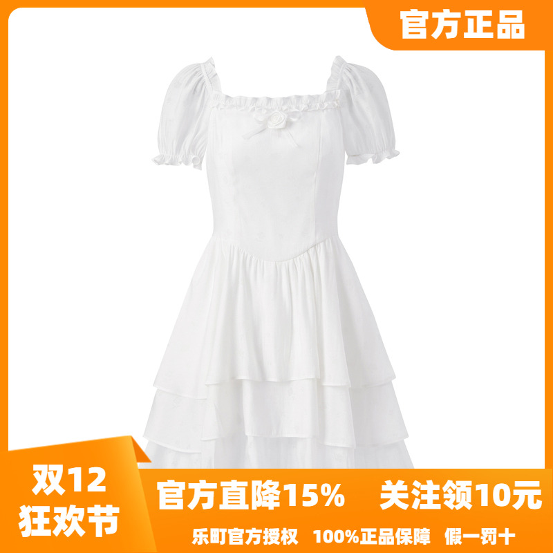 乐町秋季新款纯欲精致连衣裙C1FAE2265