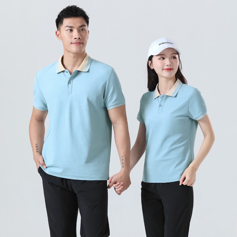 男女运动套装团队夏季休闲POLO衫