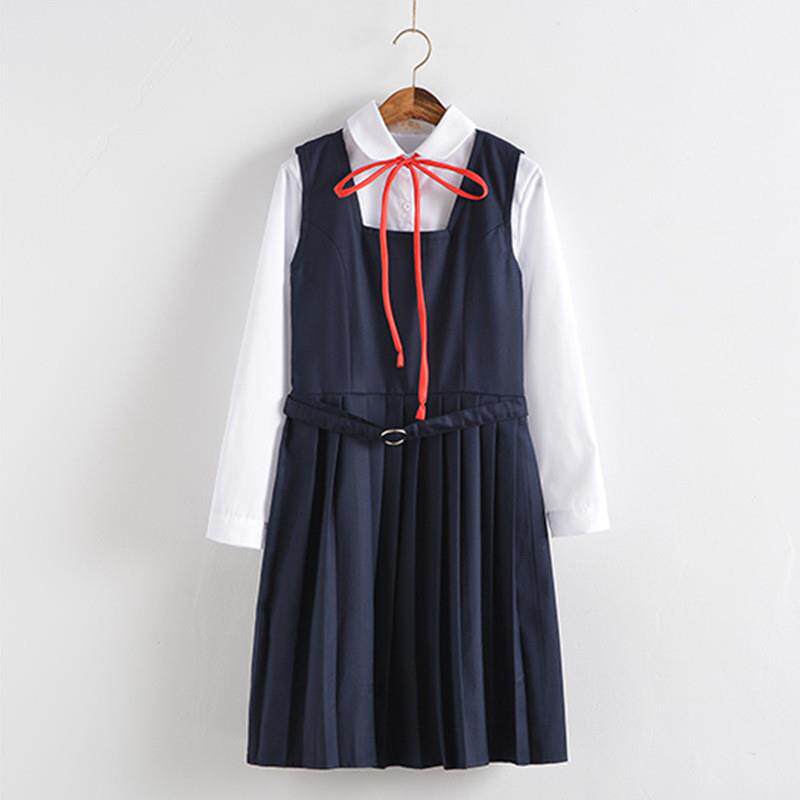 日系班服校服 学生JK制服女白学生校服