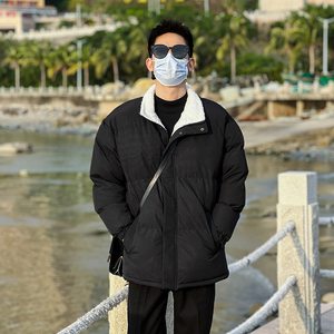 2024秋冬棉服男士大码面包服外套保暖宽松加厚加绒棉袄男冬款上衣