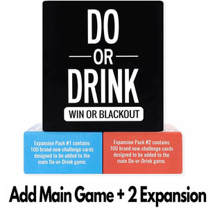 Do or Drink Party Card Game for College Birthday Funny