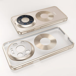 适用华为mate80手机壳2025新款 mαte80 外壳后壳mat80pro透明matr80promax专用mate八零电镀mete80系maye女式