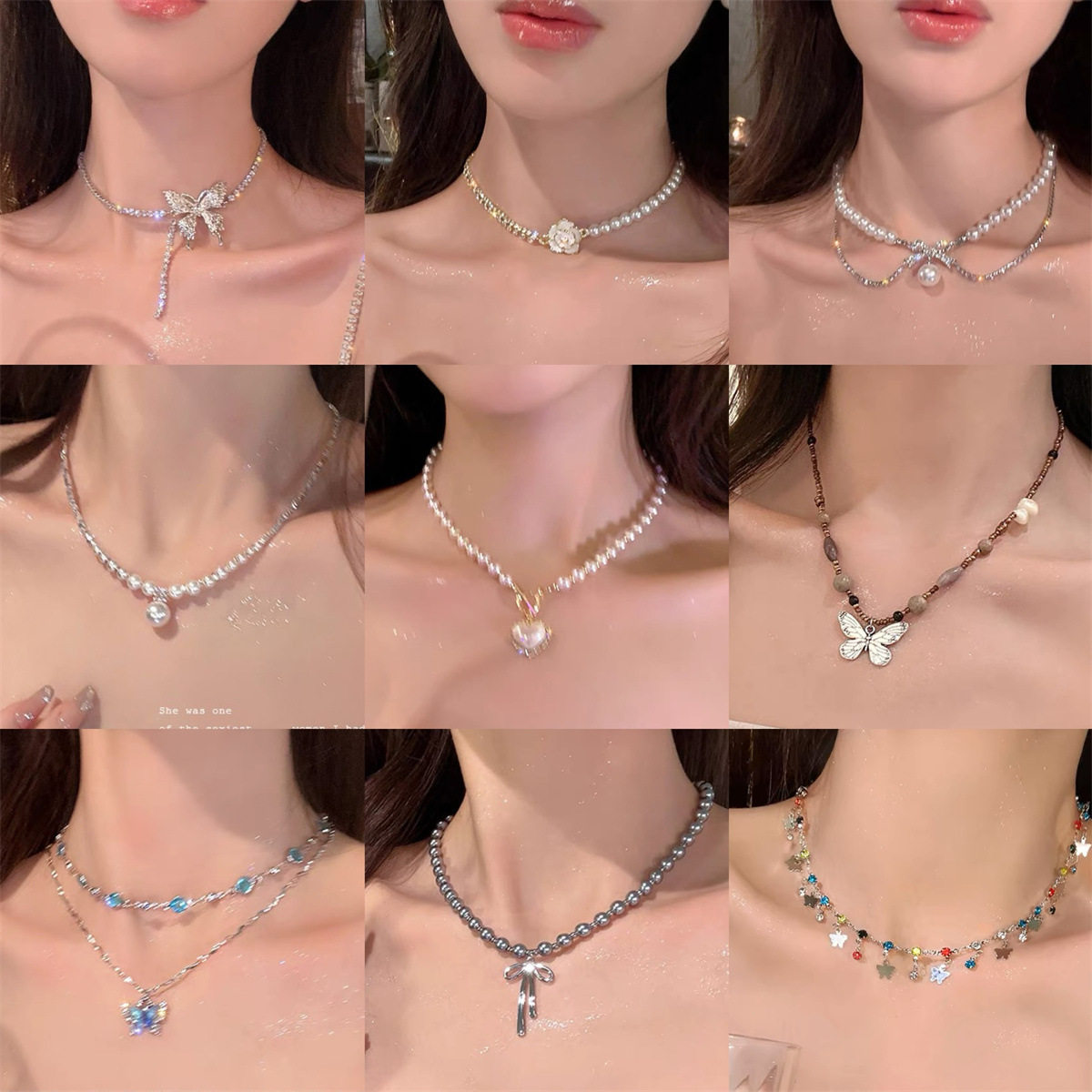 珍珠项链女高级感不掉色颈链长款叠戴锁骨链女款2026新款小众轻