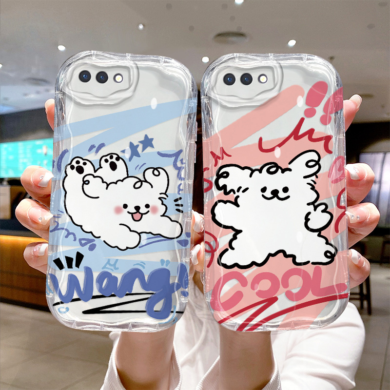 适用于OPPOA3S手机壳cph1803半透明opp0a3s奶油纹 a3s网红poopa3s软套opopa3s创意小清新卡通防摔女全包镜头