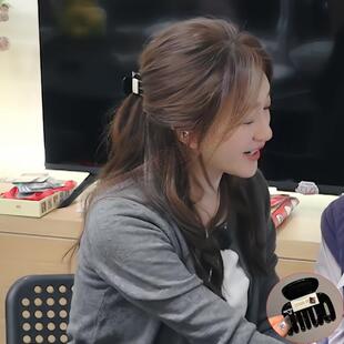 一路繁花李小冉同款抓夹小号鲨鱼夹后脑勺半扎发发夹女发卡头饰潮