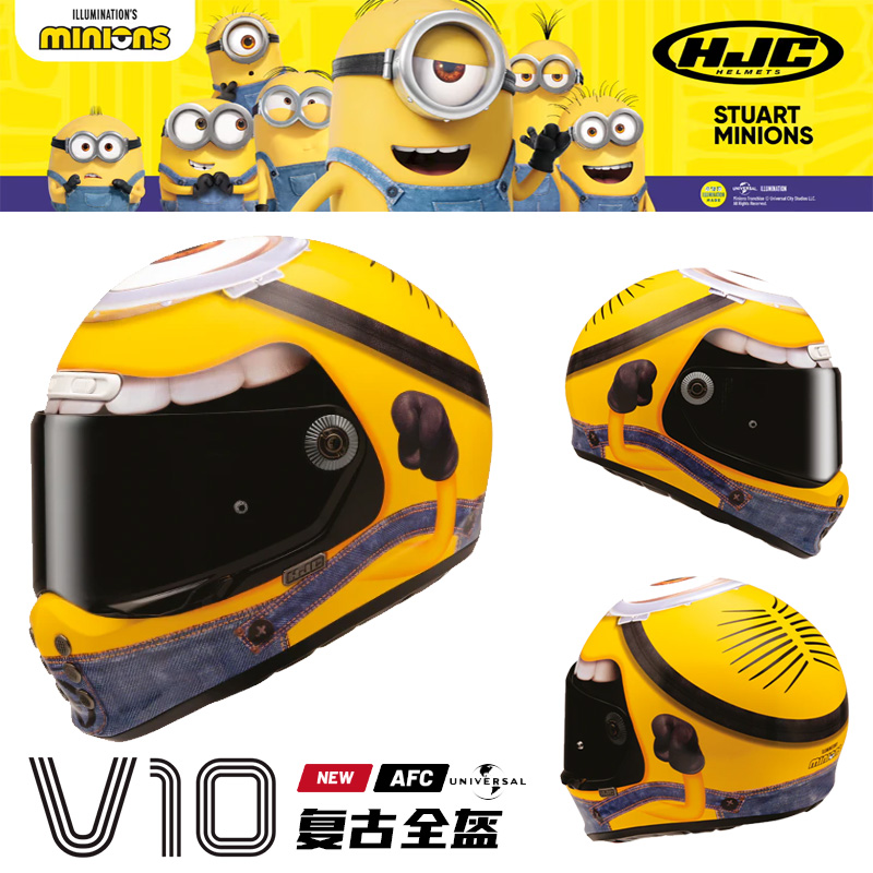 HJC复古全盔通勤摩旅四季透风口