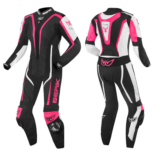 Berik大眼女款摩托车连体皮衣