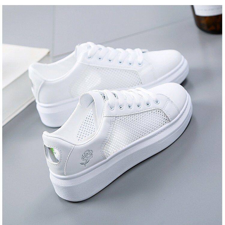 镂空透气小白鞋女网面2021年夏季百搭平底学生板鞋春季韩版女鞋子|ruв категории Женская обувь, холст обувь - от Buy2taobao.com для оказания профессиональной услуги покупки агента Taobao