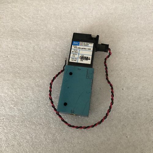 议价-47A-AB0-HDBA-1MR两位五通电磁阀MAC拆机件-可维修