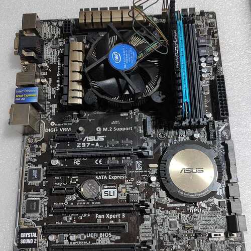 议价-Asus/华硕 Z97-A华硕Z97-A主板/CPU4590-可维修