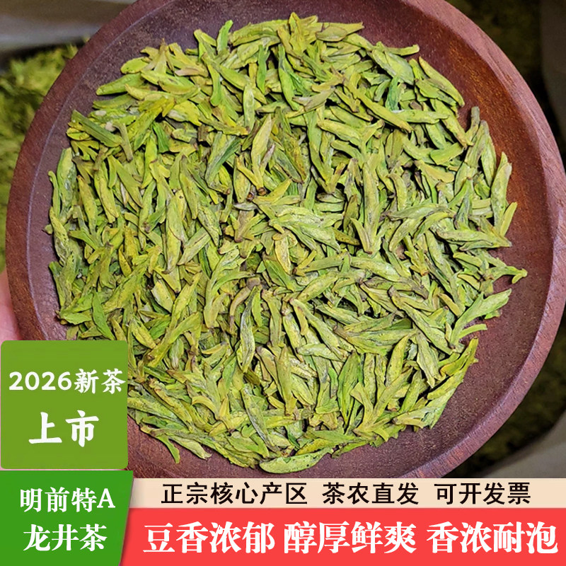 正宗2026年新春龙井茶群体种绿茶
