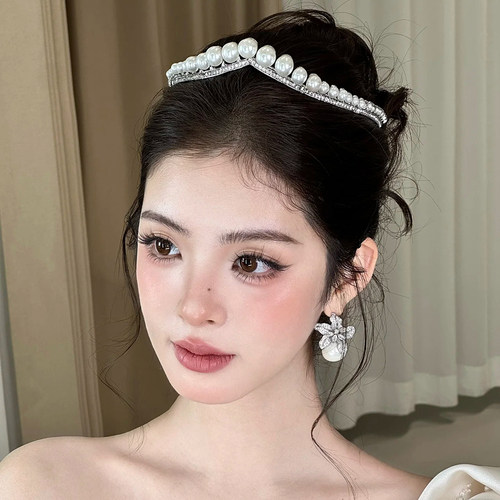 精致简约超仙新娘皇冠