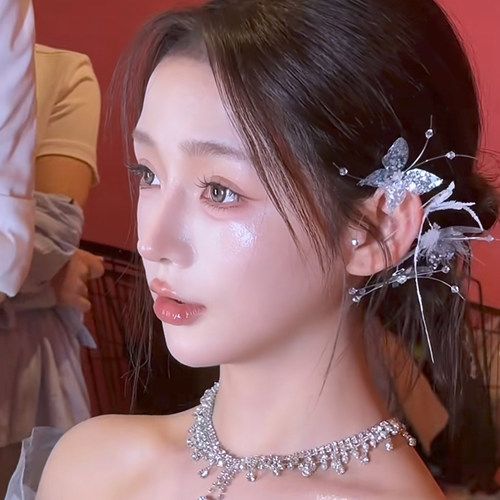 梦幻超仙新娘蝴蝶发夹