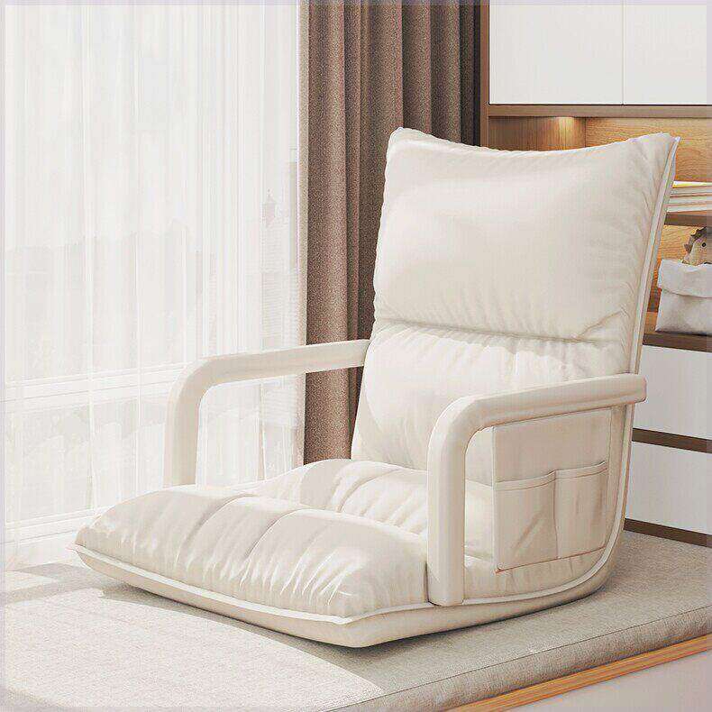 飘窗坐靠一体垫懒人沙发榻榻米单人折叠床上靠背座椅子宿舍日式坐