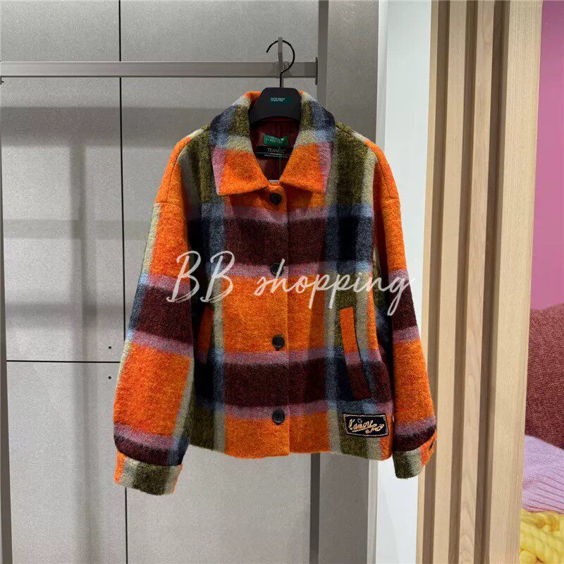 亲妈渠~韩国BEN家2025年新款冬款BEN舒适毛呢外套BACT61-461