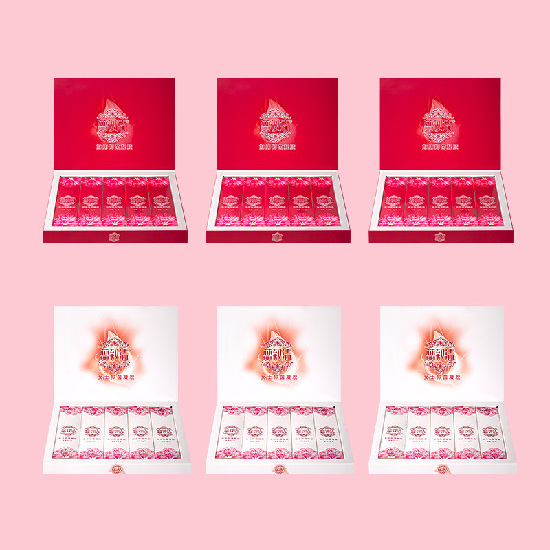3套30只装蕊致洁妇用私密女士凝胶