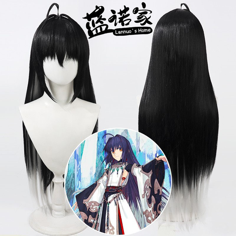 【蓝诺家】第3阶段 FGO日本武尊cos假发Samurai Remnant小碓尊黑