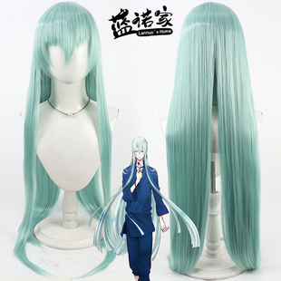 【蓝诺家】刀剑乱舞 江雪左文字cos假发 仿真头皮 长直发