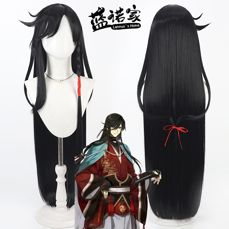 【蓝诺家】刀剑乱舞 和泉守兼定cos假发 仿真头皮 长直发现货
