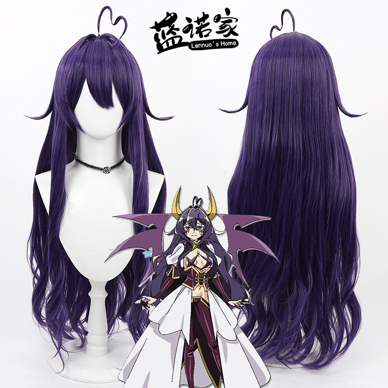 【蓝诺家】憧憬成为魔法少女 柊舞缇娜cos假发变身后长发版深紫色