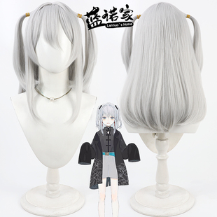 【蓝诺家】虚拟vtuber主播 猫麦tororo cos假发 仿真头皮一体小辫