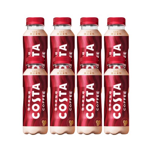 可口可乐costa咖世家即饮咖啡300ml*8瓶饮料多规格