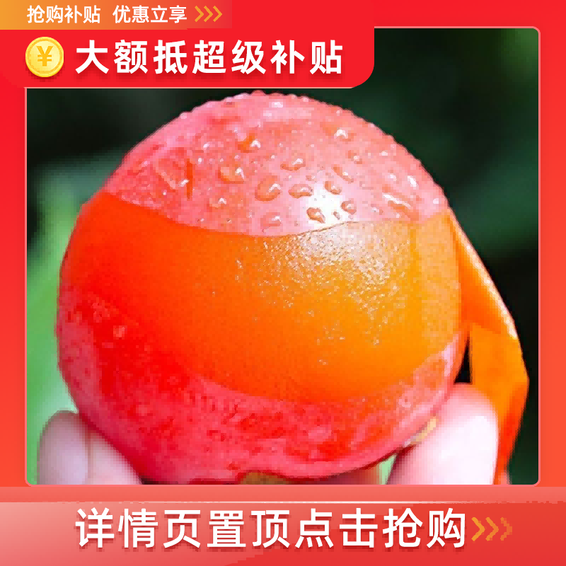 秒殺 8.6火晶柿子30枚【单果50g+】 社群免单