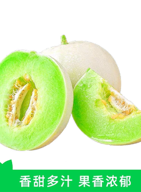 山东玉菇甜瓜时令水果皮薄肉厚软糯鲜甜3斤（1-2个）甜蜜多汁蜜瓜