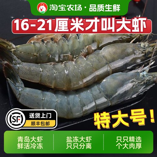大虾鲜活速冻顺丰包邮海鲜水产