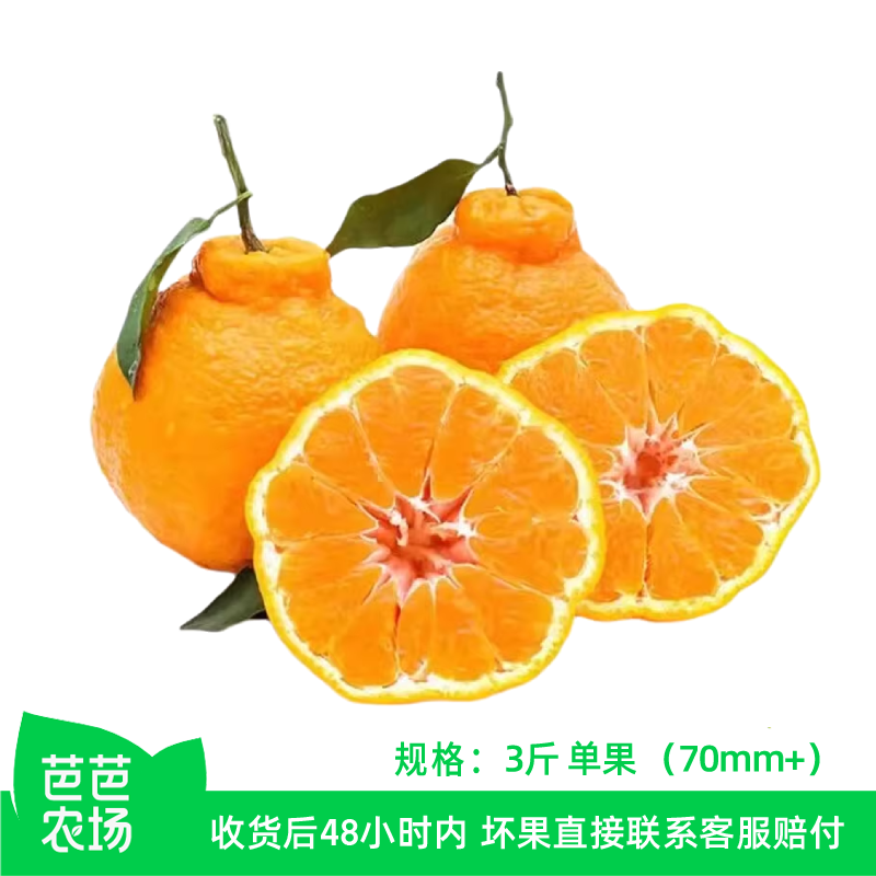 【芭芭农场兑换专享】不知火丑橘3斤装70mm+