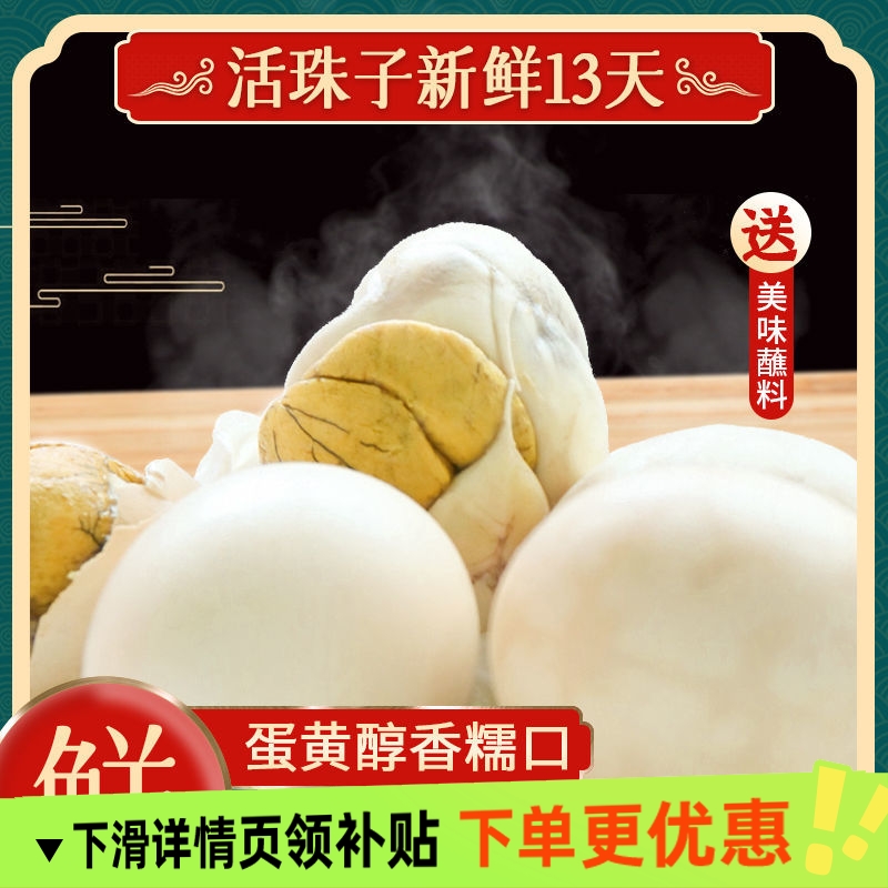 活珠子新鲜13天五香味开袋即食香辣毛蛋活珠子熟毛鸡蛋钢化蛋限秒
