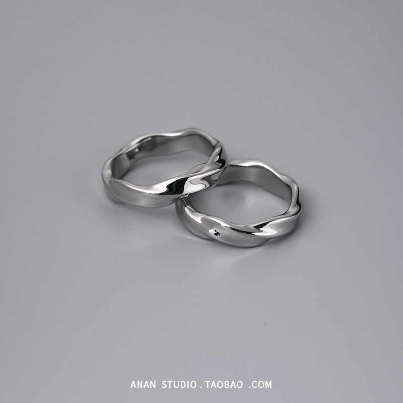 莫比乌斯环戒指男女个性指环