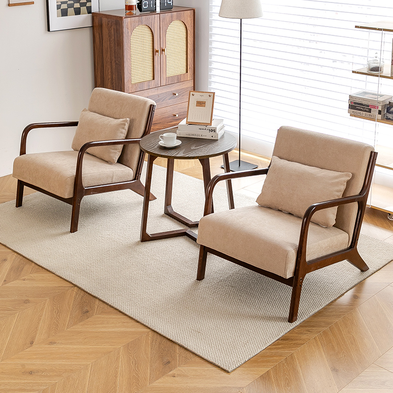 阳台一桌二椅网红户外休闲茶桌椅组合露台庭院喝茶实木桌椅三件套