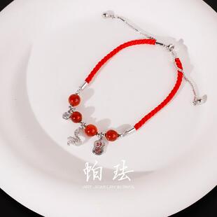 【蛇运】PAFA帕珐红绳银蛇手链