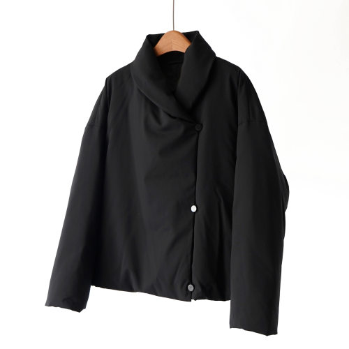 zhi+元厂料！G上5.9k+25冬季新款精纺羊毛设计感90%白鹅绒羽绒服