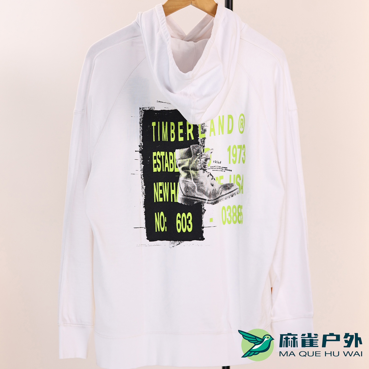 1.7折清仓Timberland添柏岚户外男装春装休闲宽松连帽卫衣A2DXU