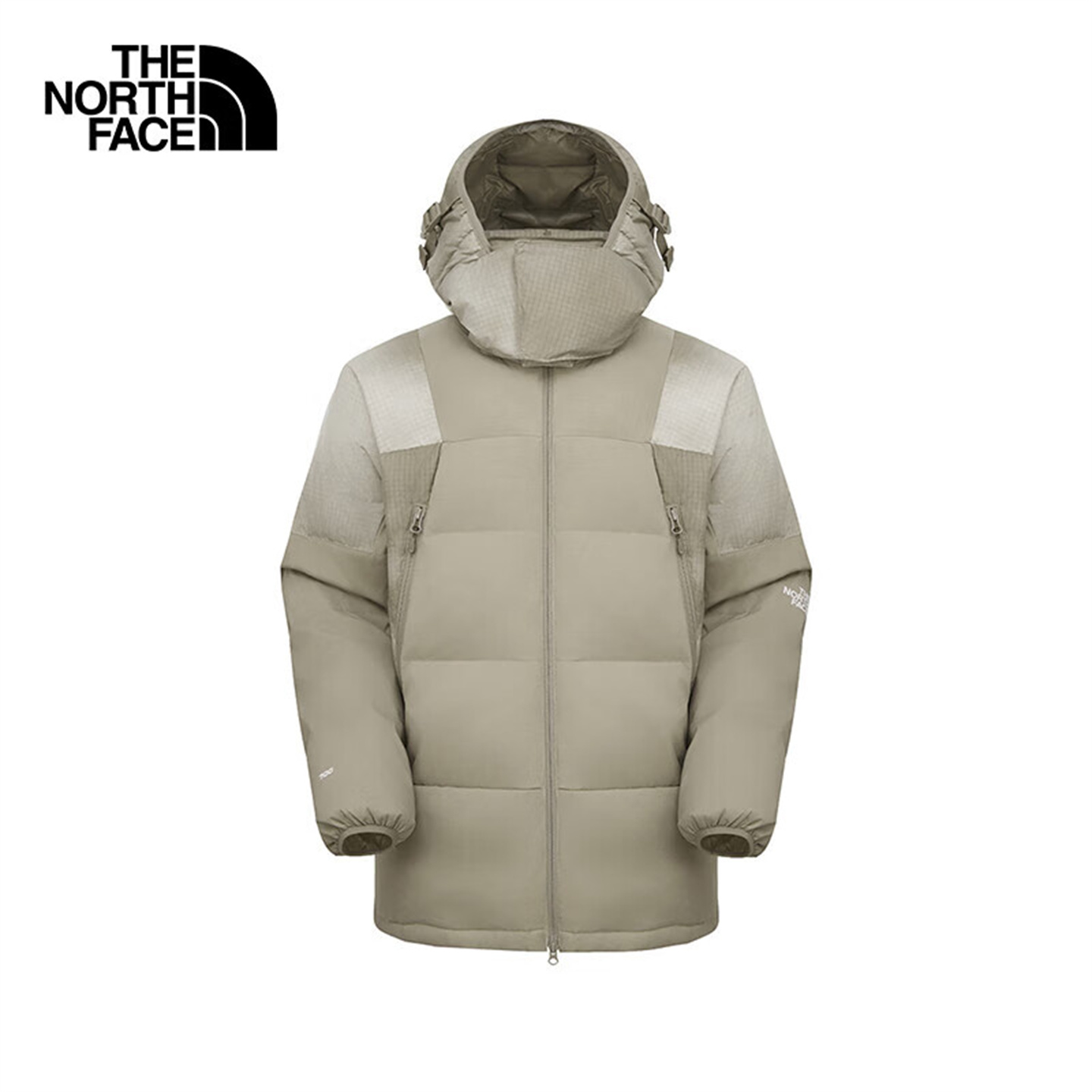 北面户外防泼水鹅绒保暖羽绒服男