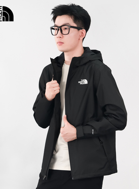 25春夏新款TheNorthFace北面户外男防水透气连帽单层锋衣外套4UDN