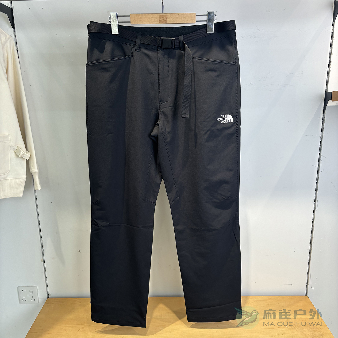 北面户外男防风防泼水徒步软壳裤