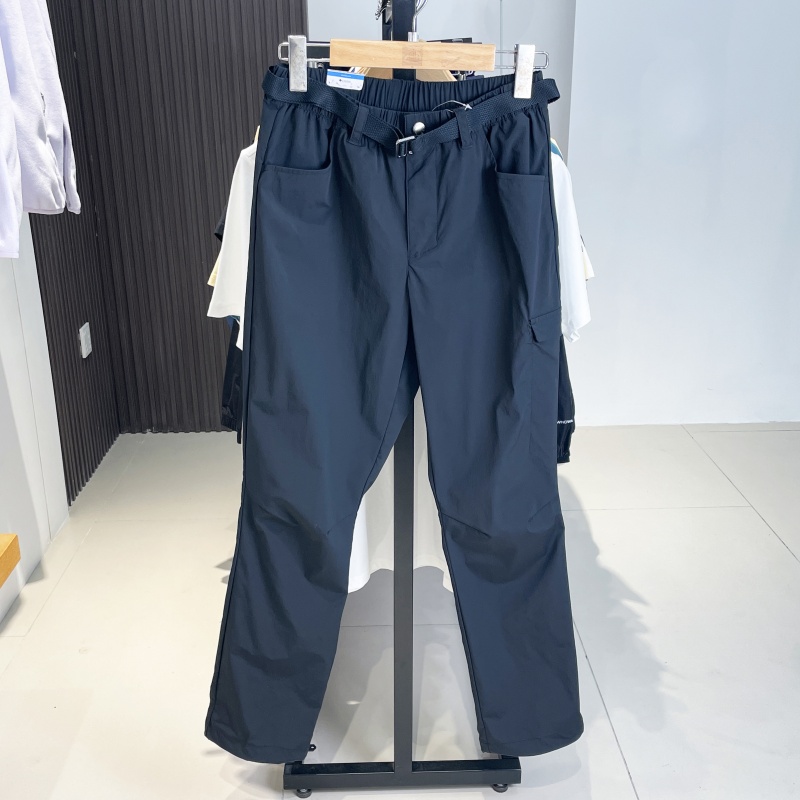 哥伦比亚户外拒水弹力透气长裤男