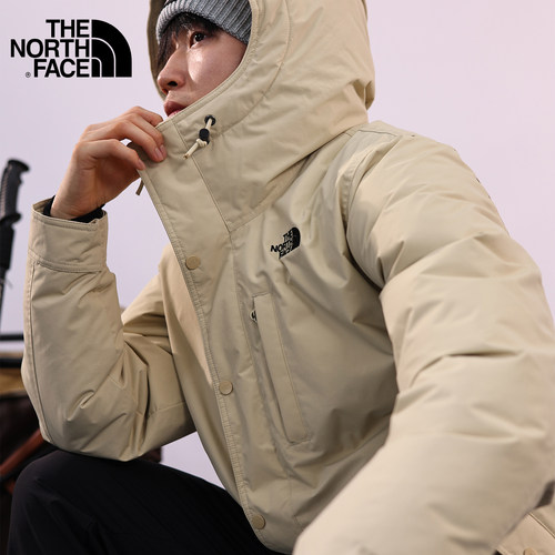 北面黑武士男款户外防泼水羽绒服