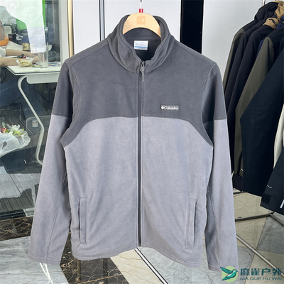 哥伦比亚防风保暖户外抓绒衣男士