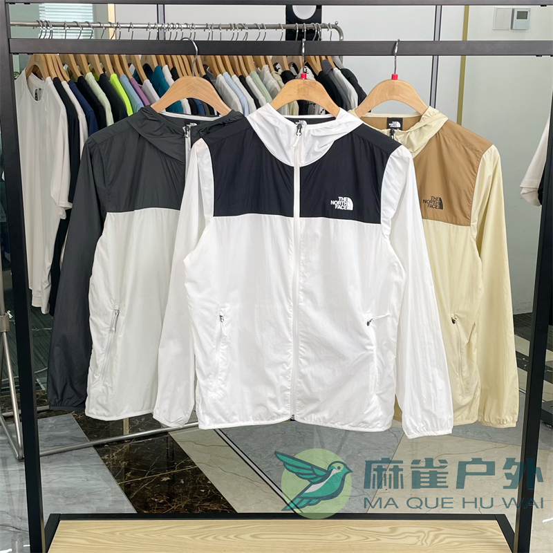 春夏特价TheNorthFace北面男士户外防泼水轻薄防晒皮肤衣外套8AUS
