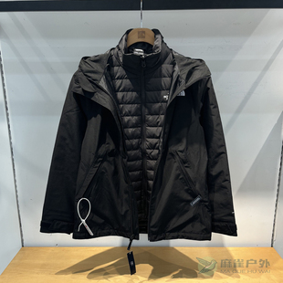 25秋冬新款 TheNorthFace北面女士户外棉内胆三合一防水冲锋衣8FJW