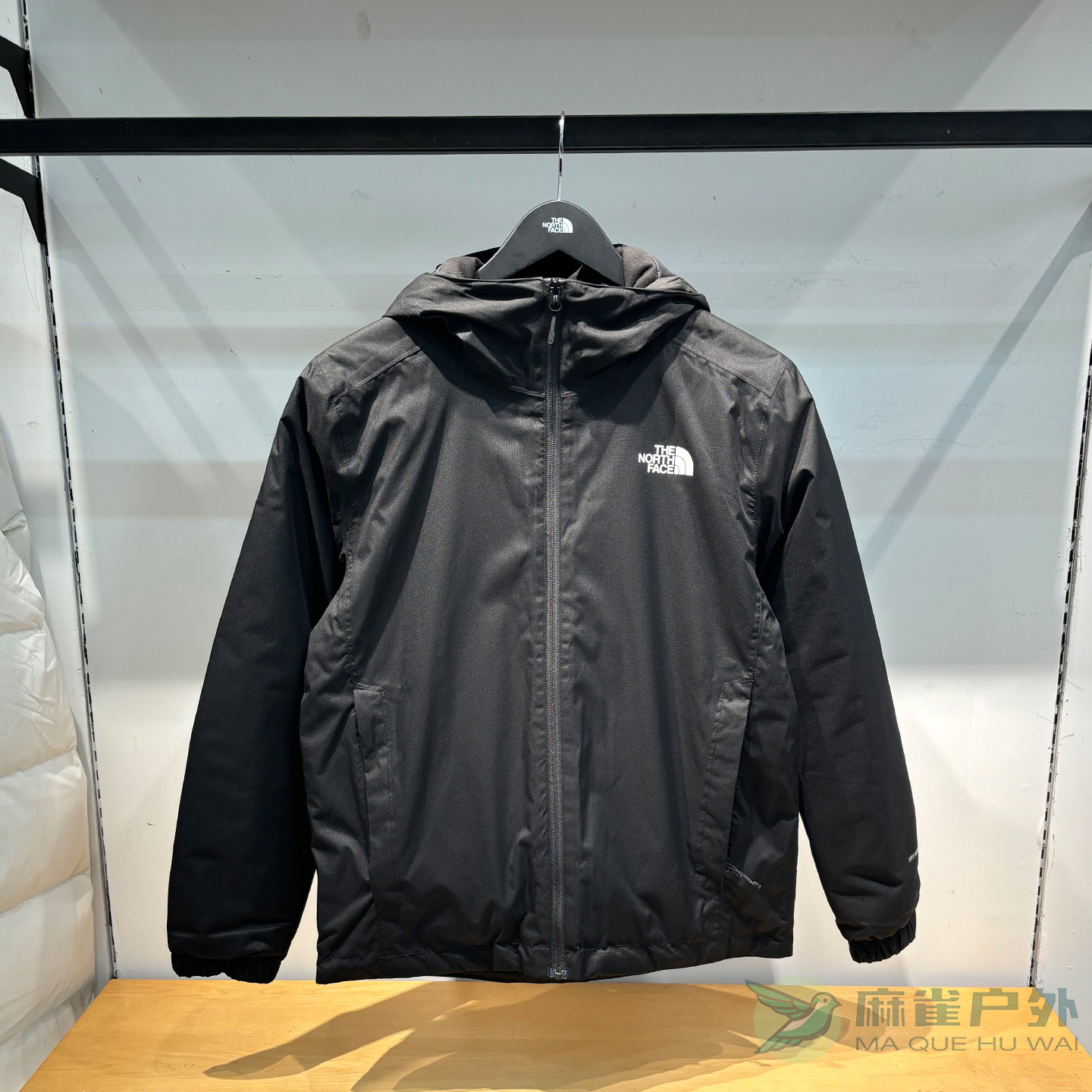 北面男棉衣防水连帽保暖棉服外套