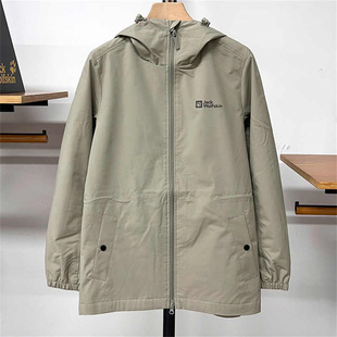 25春夏新款 JackWolfskin狼爪女户外防风防水透气冲锋衣外套A64205