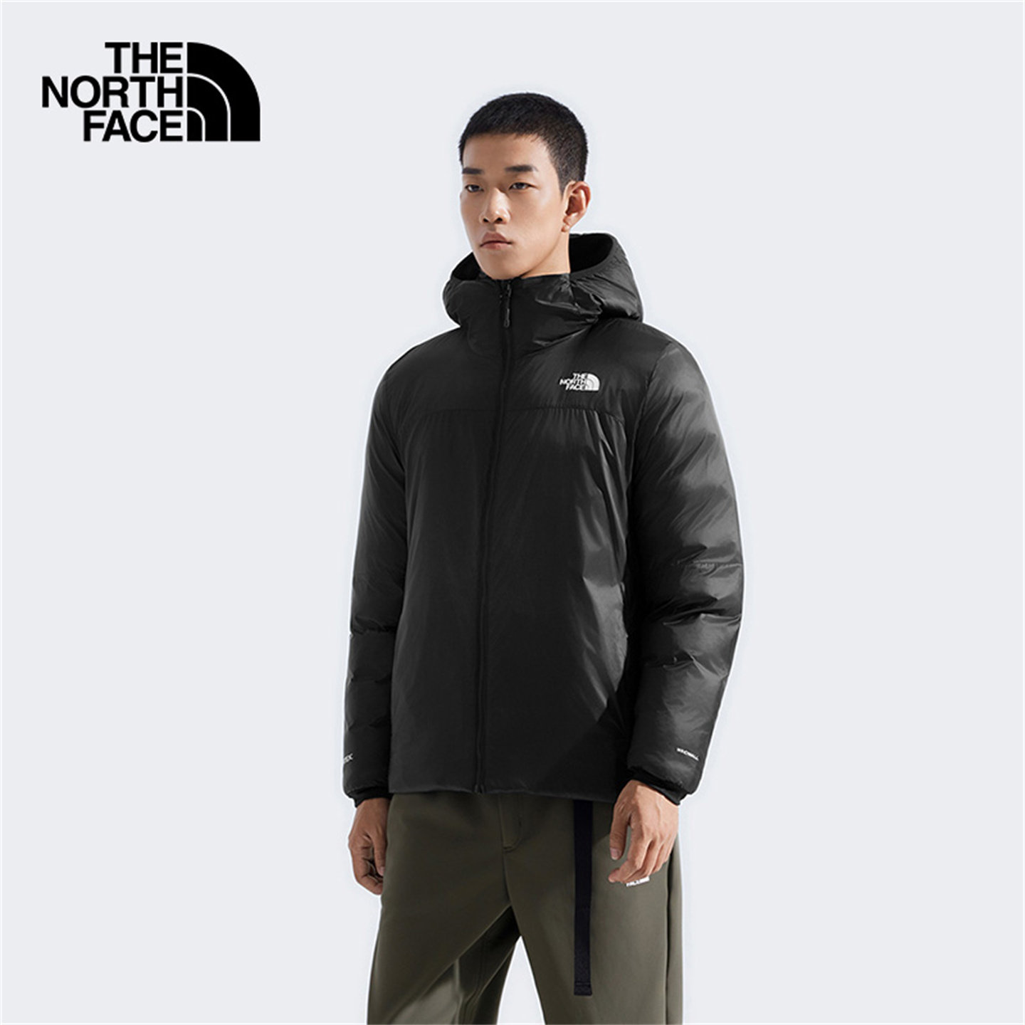 北面男士户外防风保暖棉服外套