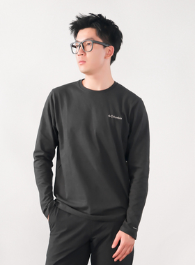 25秋冬Columbia哥伦比亚户外男士热能保暖秋衣打底长袖T恤 XE9365