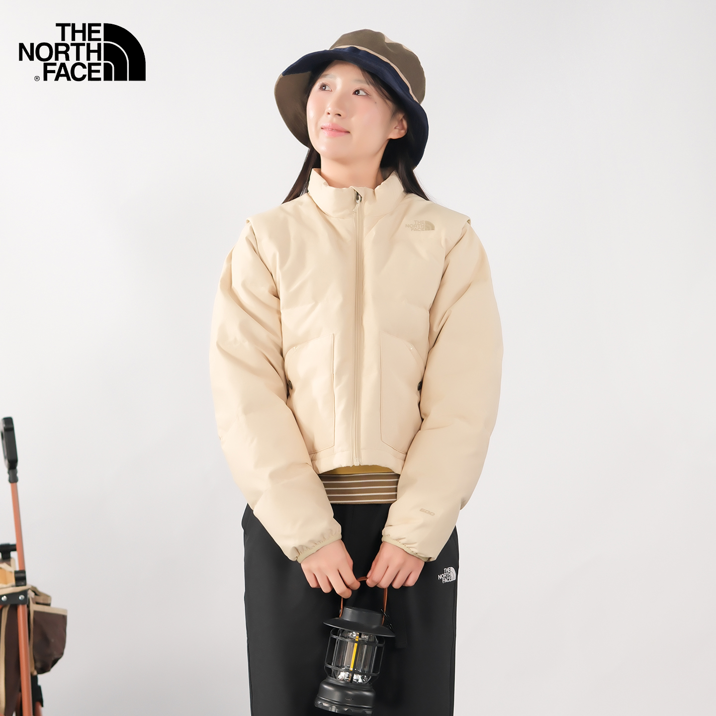 北面女士户外防风保暖鹅绒羽绒服