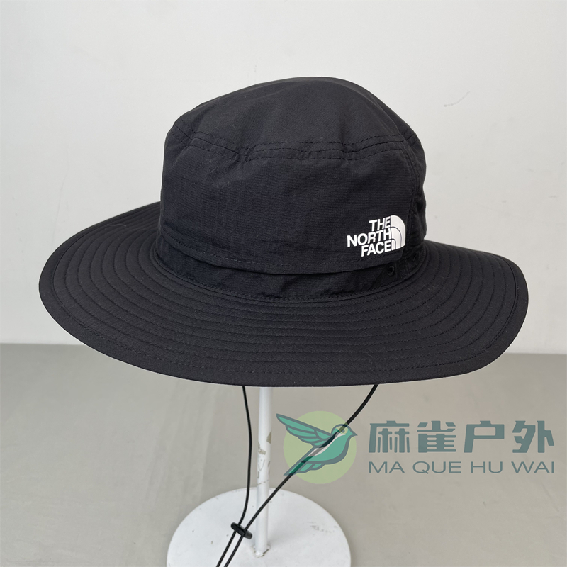 24春新款款TheNorthFace北面户外渔夫帽男女可折叠盆帽遮阳帽5FX6-封面